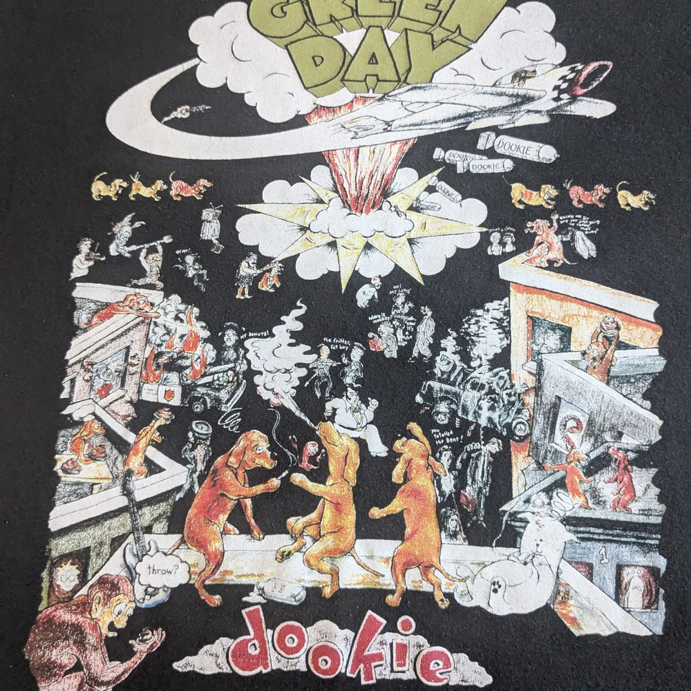 Green Day Black Graphic Tee Sz M - Picture 4 of 7